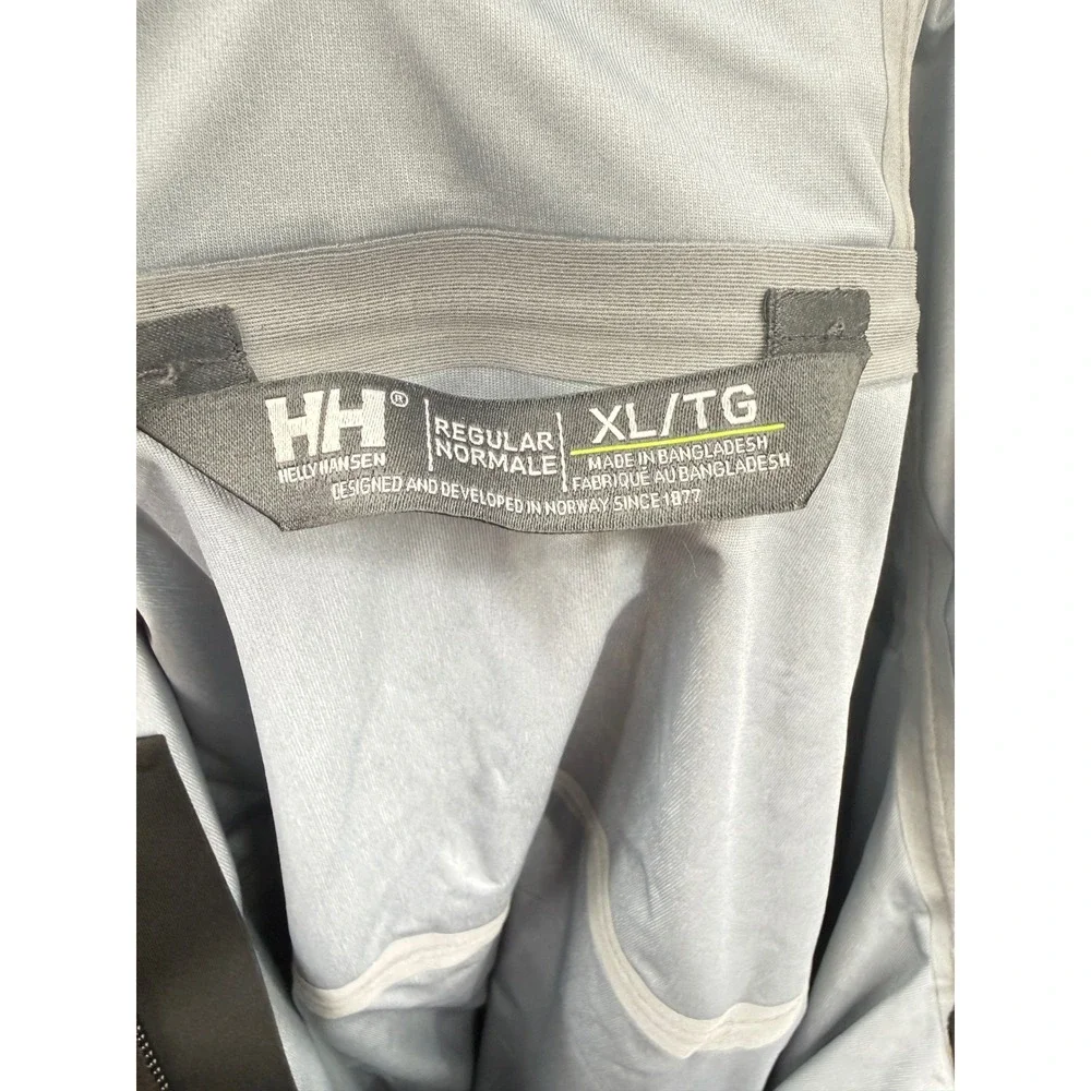 Helly Hansen Momentum 3L Stretch Jacket Mens XL Black Waterproof Shell 63364-990